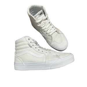 White High Top Vans Women’s Size 7